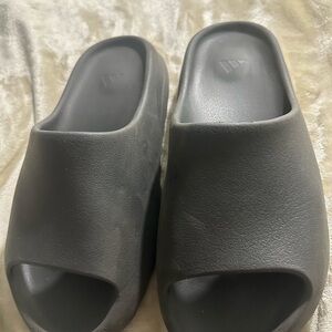 Gray Yeezy Slides